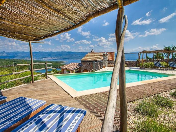 Villa pour 8 personnes, avec terrasse et piscine à Vrbnik - 4