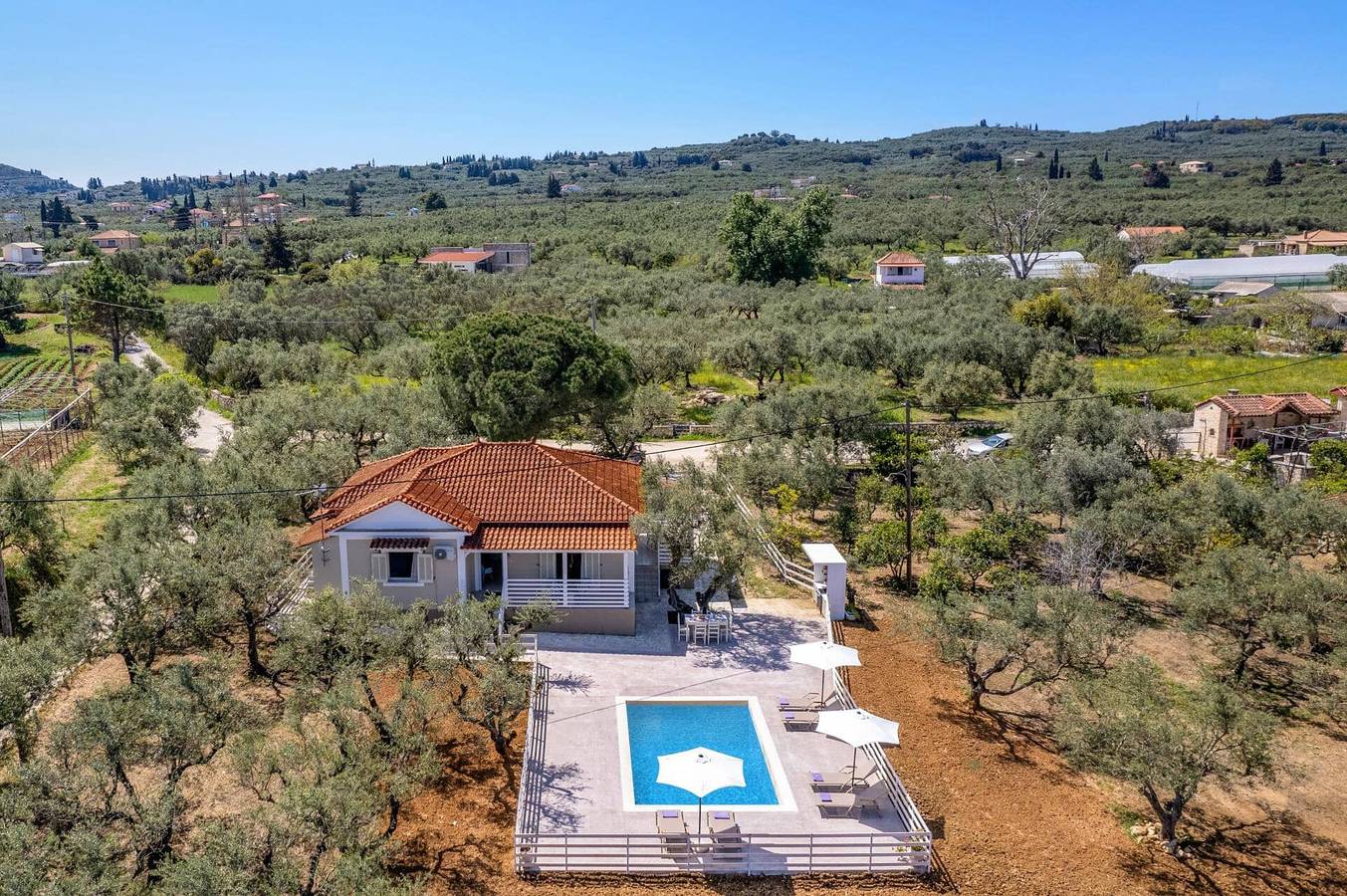 Villa für 6 Personen mit Garten in Drosia (Zakynthos), Kipseli