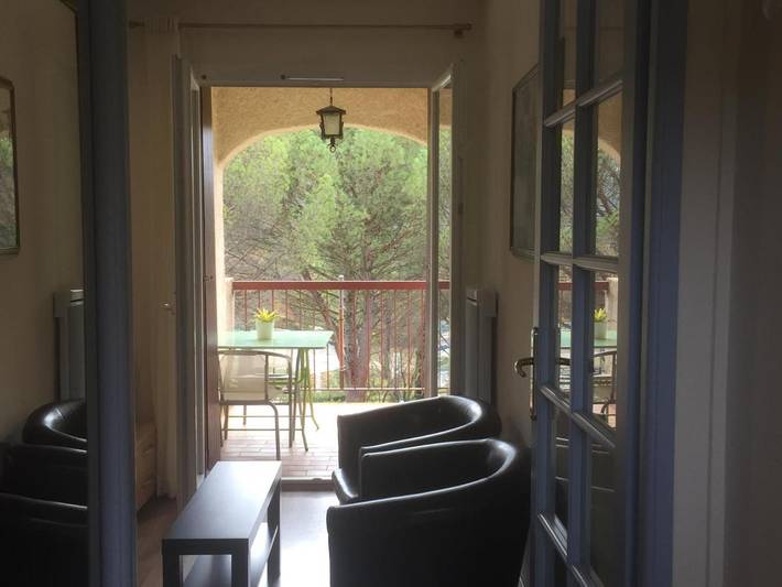 Gîte pour 2 personnes, avec Terrasse et Vue dans Thermes de Gréoux les Bains
