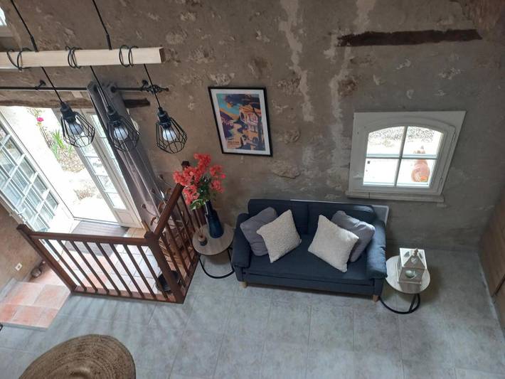 Gîte pour 4 personnes, avec terrasse et vue, animaux acceptés dans Lauraët