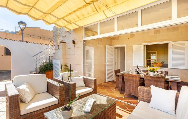 Meerblick-Apartment mit Terrasse, AC & Grill - 600m zum Strand in Colònia de Sant Pere, Artà