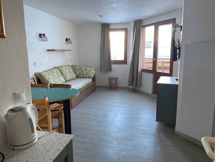 Gîte pour 6 personnes, avec balcon, animaux acceptés à Courchevel