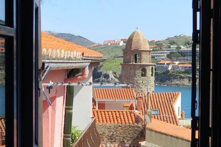 Location de vacances pour 6 personnes, avec balcon dans Plage Village Collioure