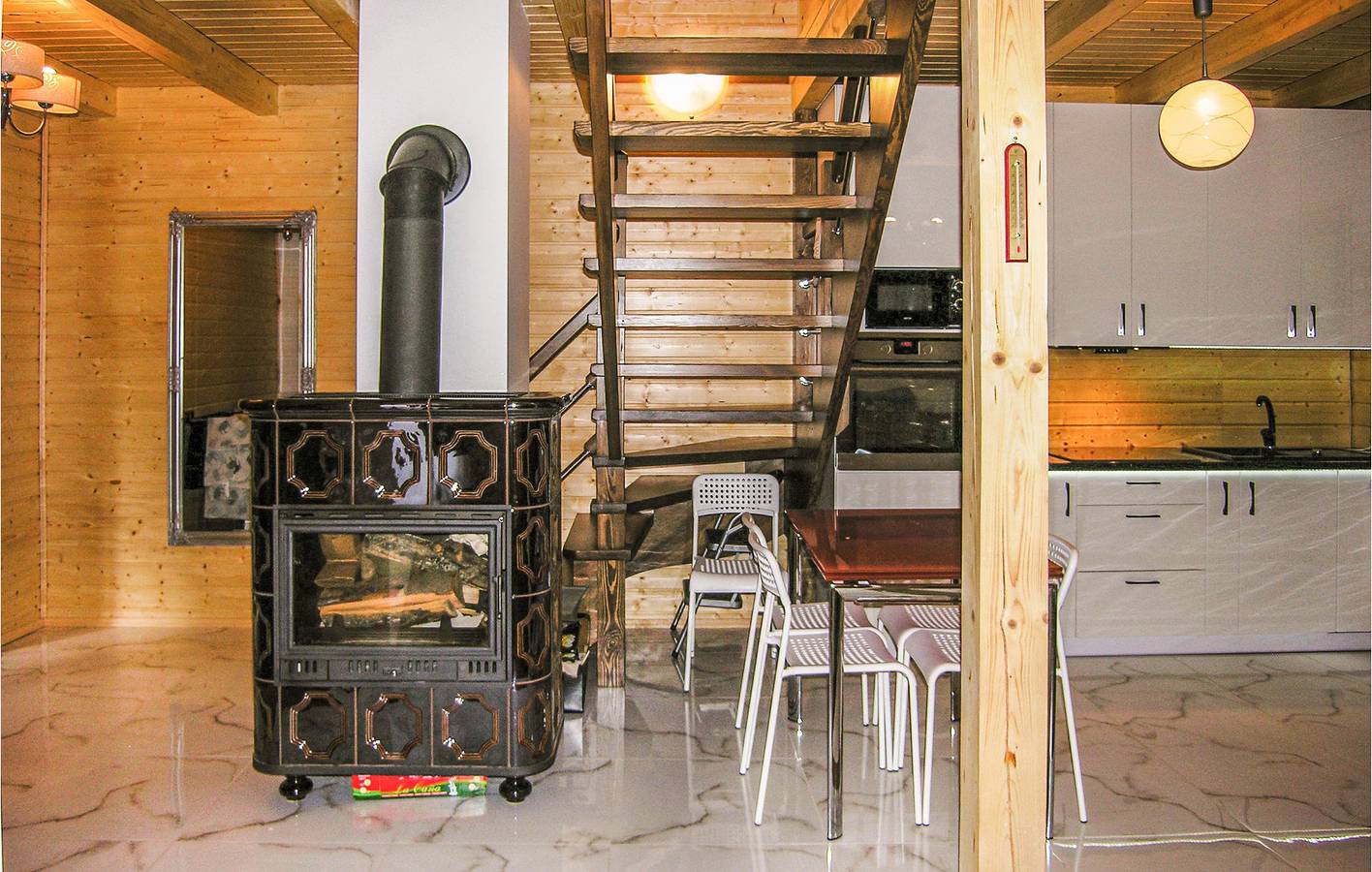 Casa de vacaciones para 8 personas con terraza in Ilawa Lake District