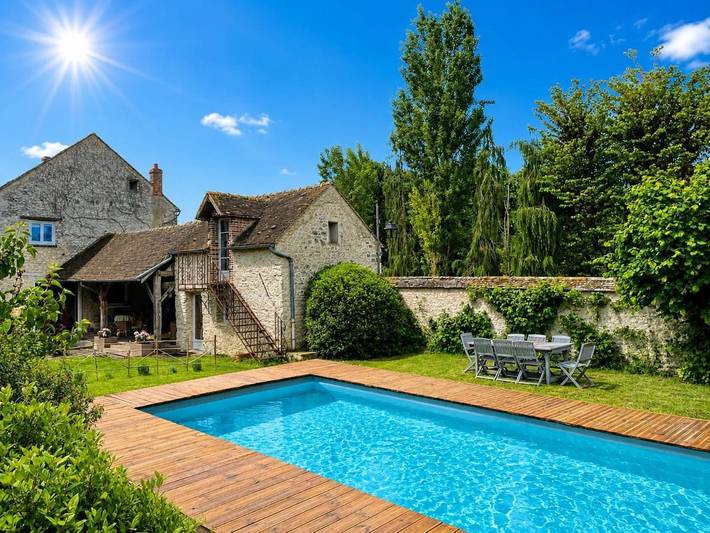 Gîte pour 2 personnes, avec jardin ainsi que piscine et vue à Courances - 3