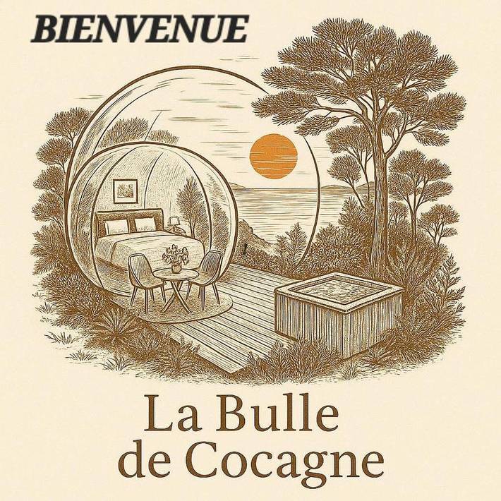 Tente pour 2 personnes, avec Terrasse ainsi que Jacuzzi et Jardin à Six-Fours-les-Plages
