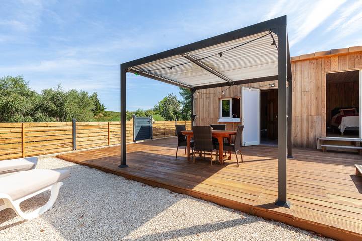 Le Chalet Des Oliviers: privé zwembad, wifi en airco in Roquefort-la-Bédoule in Roquefort-la-Bédoule, Marseille en omgeving