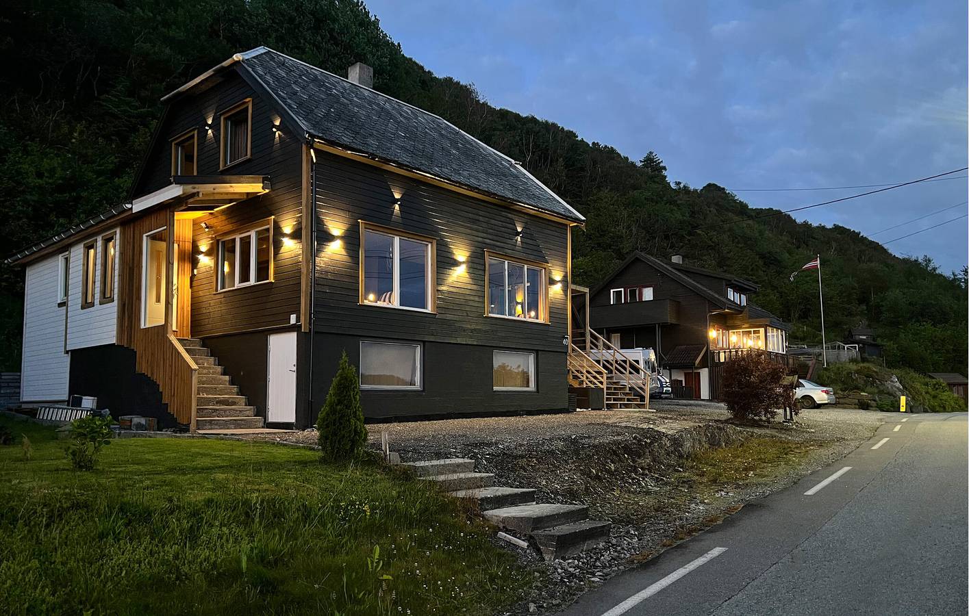 Ferienhaus für 6 Personen mit Terrasse in Bokn