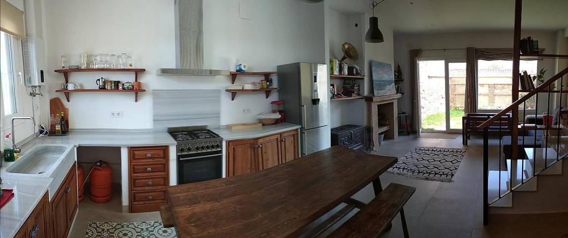 Casa de vacaciones para 5 personas, con piscina para niños además de jardín y vistas, Familias con niños en Sierra Norte de Sevilla - 4