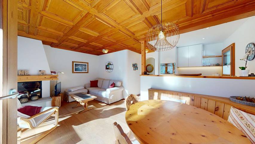 Ferienwohnung für 4 Personen, mit Balkon in Celerina - 4