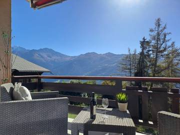 Gîte pour 4 personnes, avec balcon à Bagnes