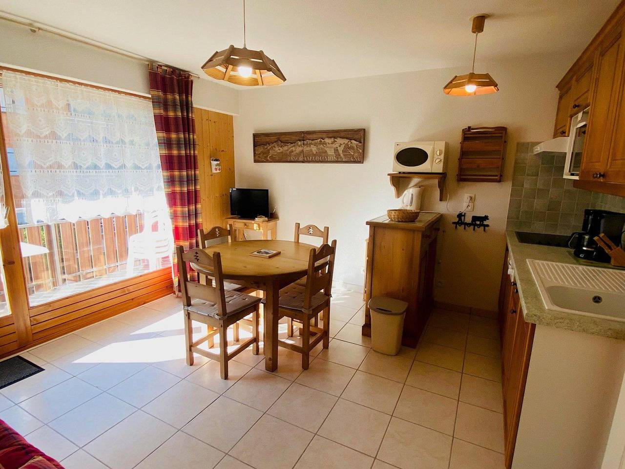 Estudio entero, Apartamento acogedor con balcón en Saint-Jean-de-Sixt in Saint-Jean-de-Sixt, Región de Annecy