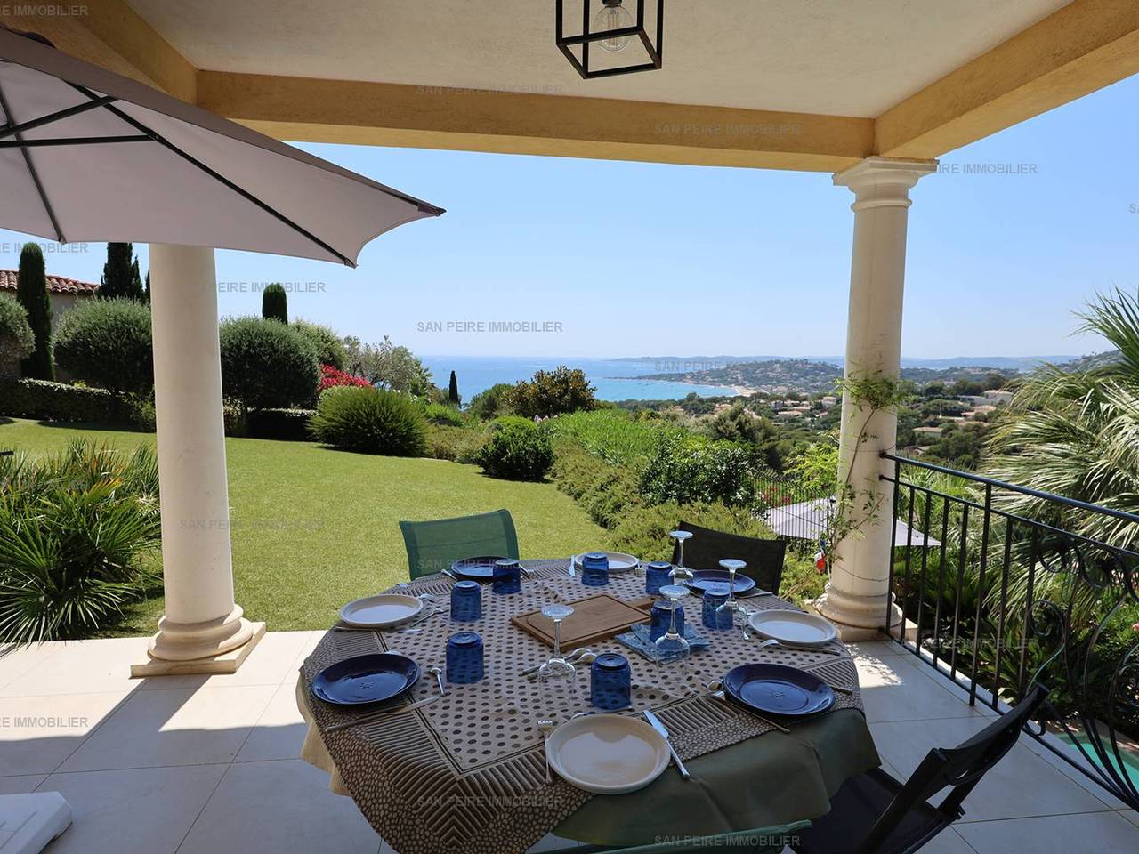Villa 8 pers., vue baie St Tropez in La Nartelle, Sainte-Maxime