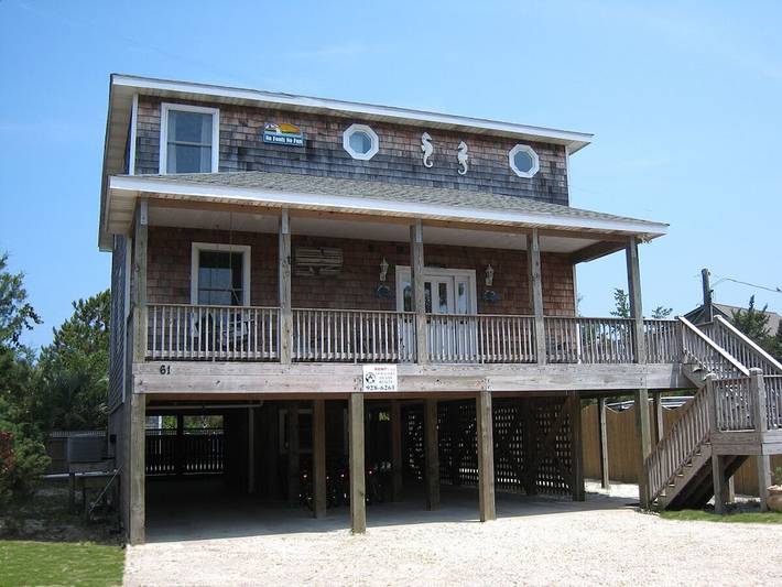 Vacation rental for 8 people, with terrace in Ocracoke