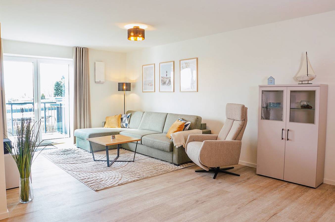 Apartamento entero, Küste33/34 – Sauna. Balkon. Strandnah. Nordseezeit in Tossens. in Tossens, Butjadingen
