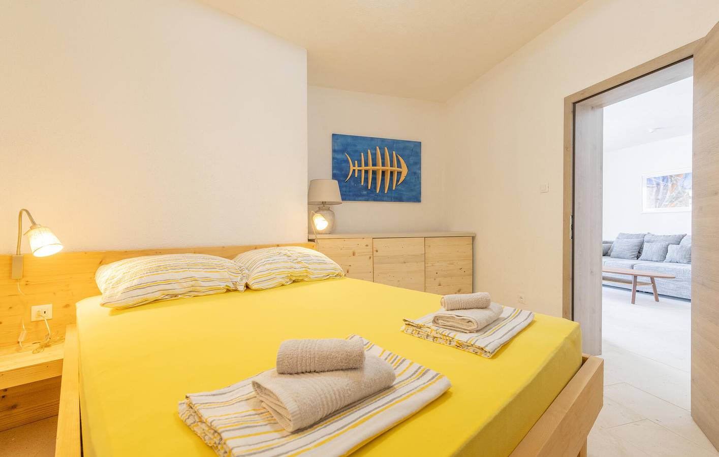 Appartement de vacances entier, Appartement avec vue sur la mer : à 300 m de la plage, avec piscine, Wi-Fi et terrasse in Jablanac, Région de Kvarner