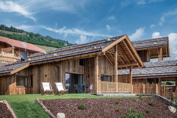 Hütte für 6 Personen, mit Garten und Sauna sowie Whirlpool in Mühlbach