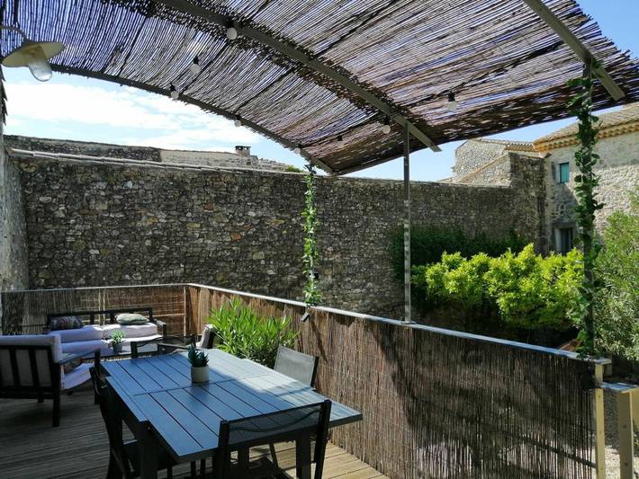 Location de vacances pour 4 personnes, avec piscine ainsi que jardin et vue à Bourdic - 3