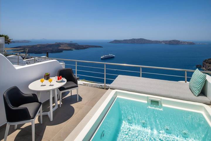 Maison d’hôte pour 2 personnes, avec vue et terrasse à Thera - 4