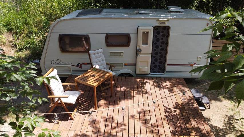 Camping für 4 Personen, mit Seeblick und Garten sowie Ausblick in Rumänien