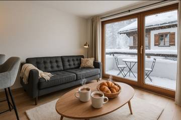 Studio für 2 Personen, mit Balkon, kinderfreundlich in Chamonix