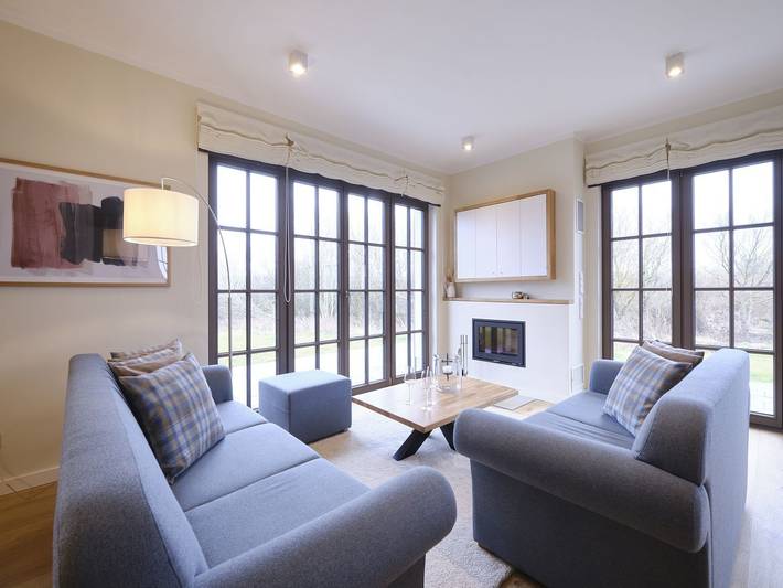 Ferienhaus für 8 Personen, mit Terrasse und Garten sowie Kinderpool und Sauna