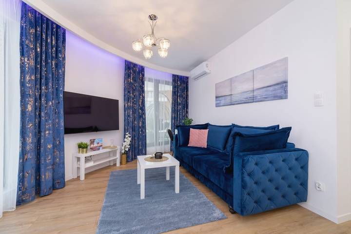 Apartament wakacyjny dla 4 osób, z balkon i jacuzzi w Kraków