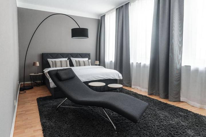 Ferienwohnung für 6 Personen, mit Balkon und Terrasse sowie Ausblick in Münster