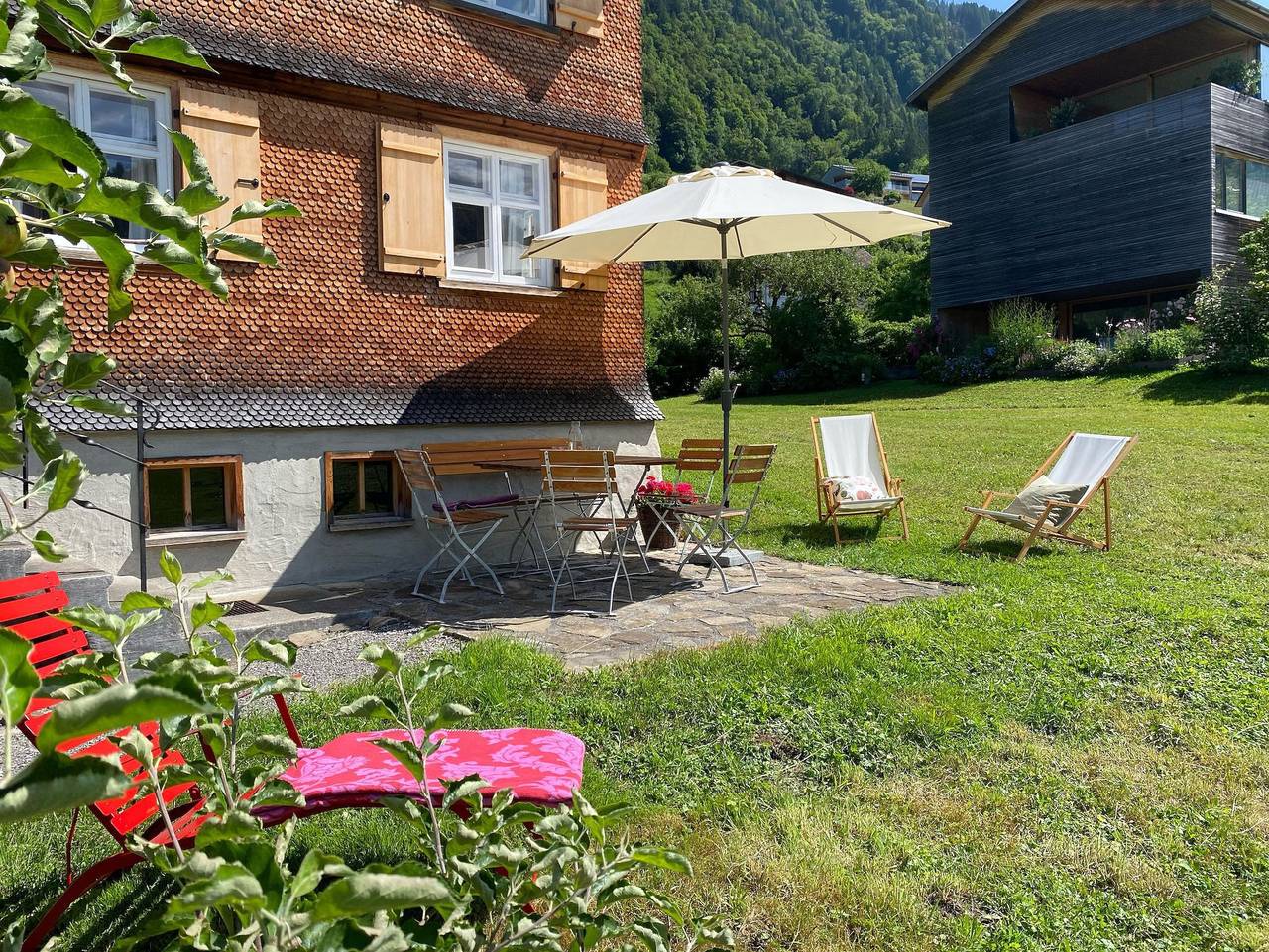Ganze Ferienwohnung, Bregenzerwälderhaus Ambros - Bregenzerwälderhaus Ambros in Bezau, Bregenzerwald