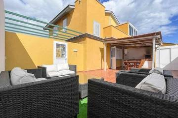 Gîte pour 6 personnes, avec jardin dans Castillo del Romeral