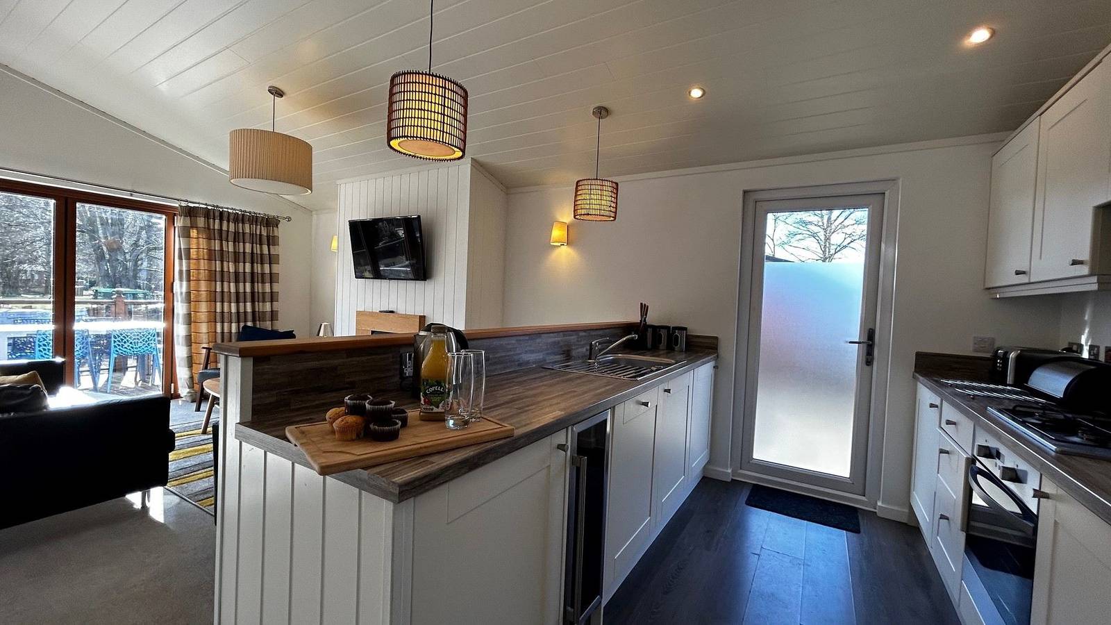 Lodge für 6 Personen mit Balkon/Terrasse in White Cross Bay, Lake District