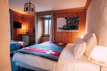 Hôtel pour 2 personnes, avec vue ainsi que sauna et jardin à Les Contamines-Montjoie