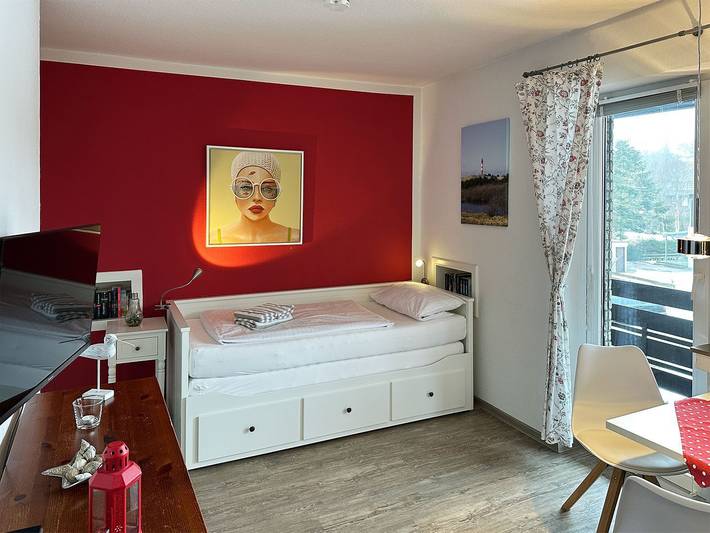 Ferienwohnung für 2 Personen, mit Balkon in Wittdün