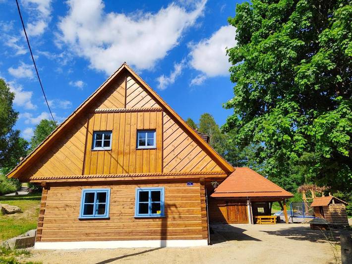 Ferienhaus für 13 Personen, mit Garten und Sauna sowie Ausblick und Pool - 1
