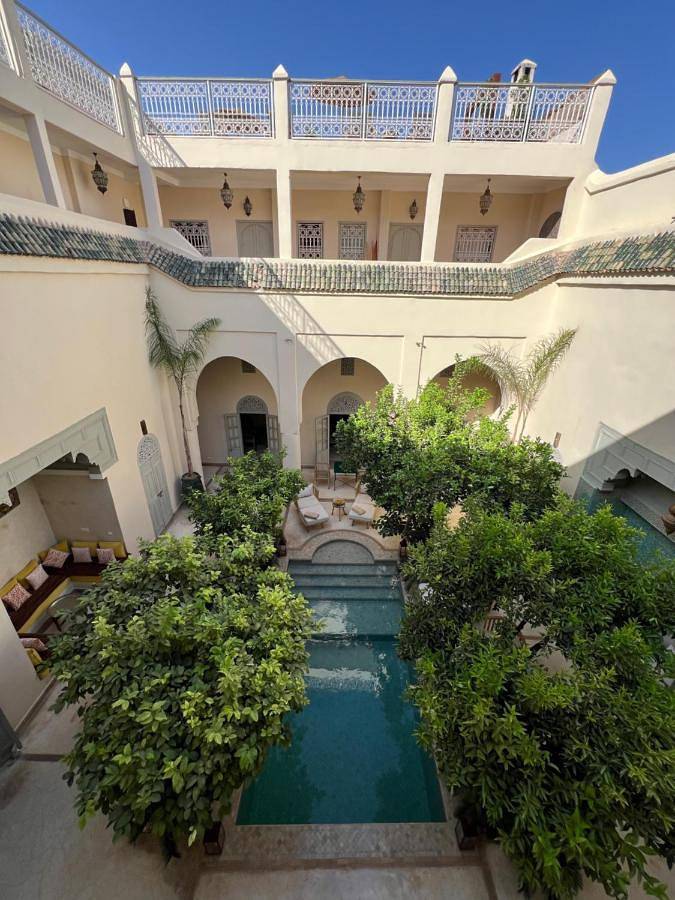 Maison d’hôte pour 2 personnes, avec vue ainsi que terrasse et piscine au Maroc
