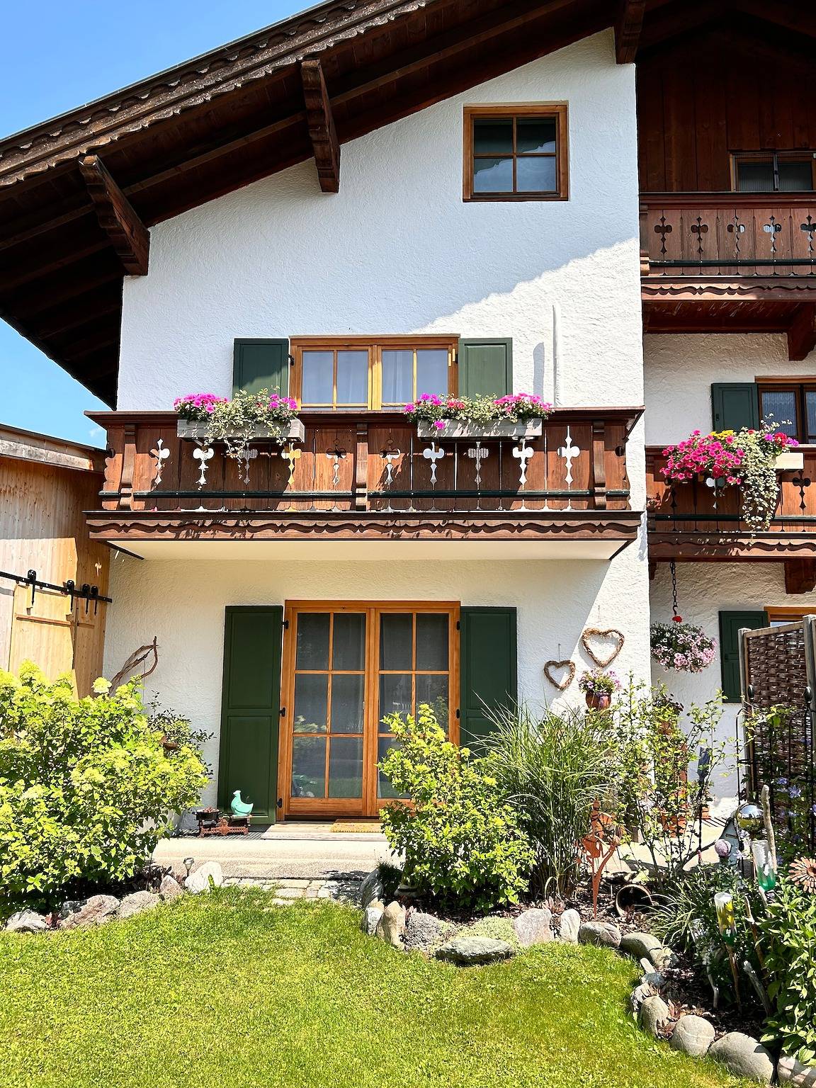 Ganze Wohnung, Apartment „Einklang“ mit Bergblick, Balkon und Wlan in Krün, Bayerische Alpen
