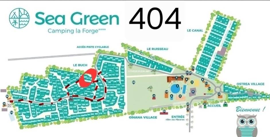 Camping pour 6 personnes, avec terrasse et piscine ainsi que jardin et jacuzzi, animaux acceptés à La Teste-de-Buch - 2