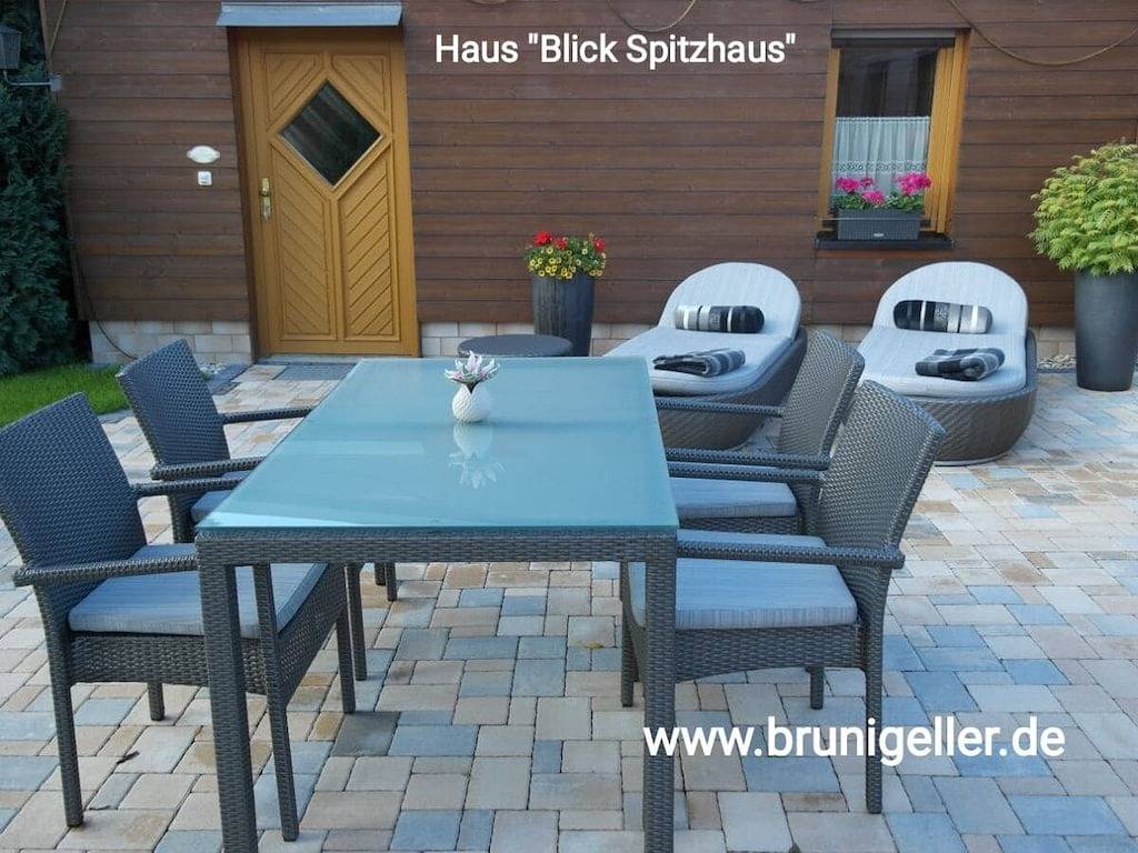 Vista de Spitzhaus in Radebeul, Meissen Region