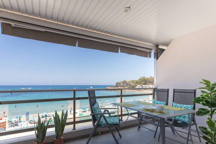 Appartement de vacances pour 4 personnes, avec Balcon/Terrasse ainsi que Jardin et Piscine dans Playa la Fossa