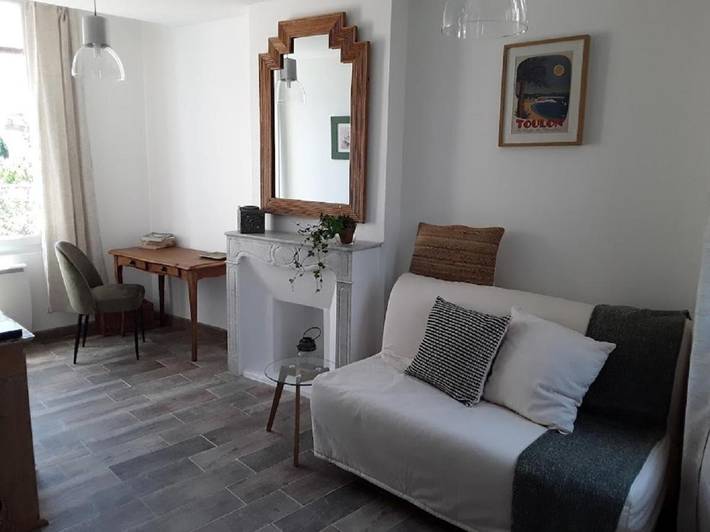 Ferienwohnung für 4 Personen, mit Ausblick in Toulon