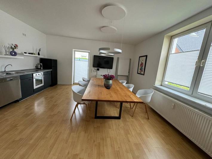 Ferienwohnung für 3 Personen, mit Terrasse und Garten sowie Ausblick in Verl