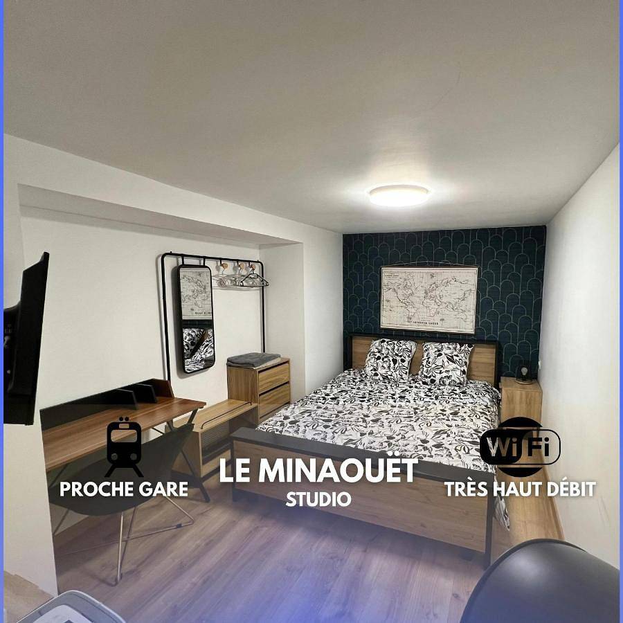 Appartement entier, Le minaouet studio paisible Wifi in Rosporden, Région de Quimper