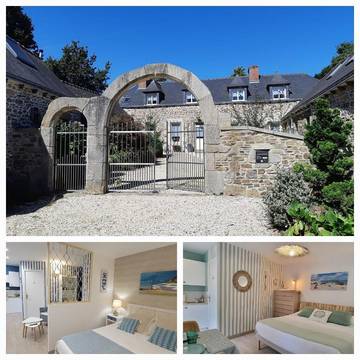 Chambre d’hôte pour 2 personnes, avec terrasse à Plouha