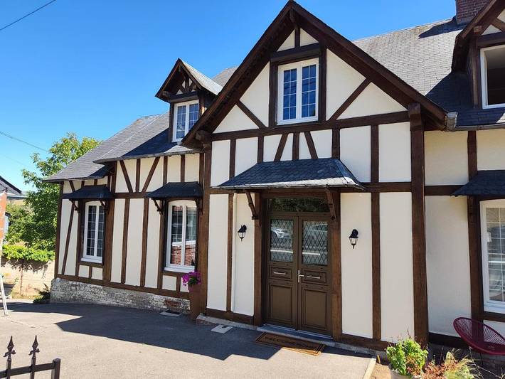 Gîte pour 4 personnes, avec Terrasse ainsi que Jardin et Vue à Aumale