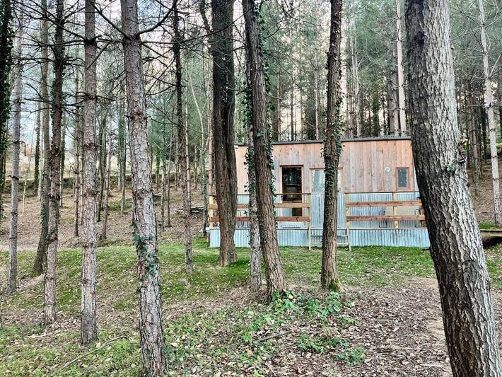 Tente pour 4 personnes, avec vue ainsi que terrasse et jardin, animaux acceptés dans les Pyrénées-Orientales - 2