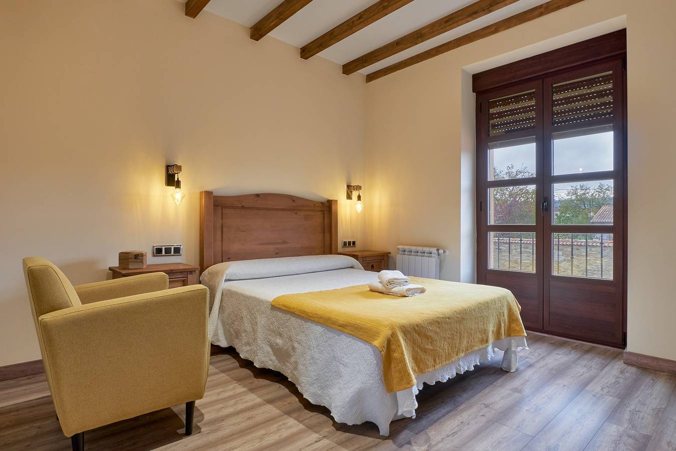 Zimmer 'Habitacion 3' mit Gemeinschaftspool, Gemeinschaftsterrasse und Wi-Fi in Ferreras de Abajo, Zamora Provinz