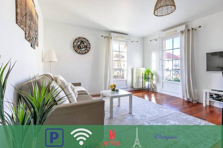 Appartement de vacances pour 7 personnes, avec Balcon ainsi que Terrasse et Vue
