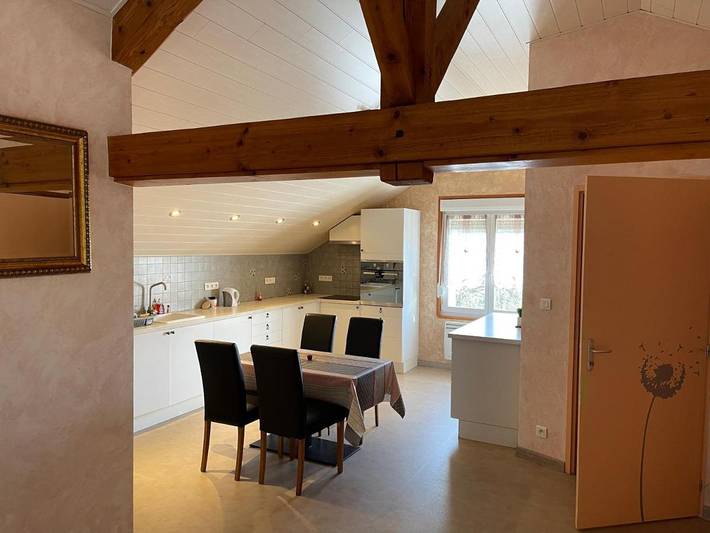 Appartement de vacances pour 3 personnes, avec vue et jardin