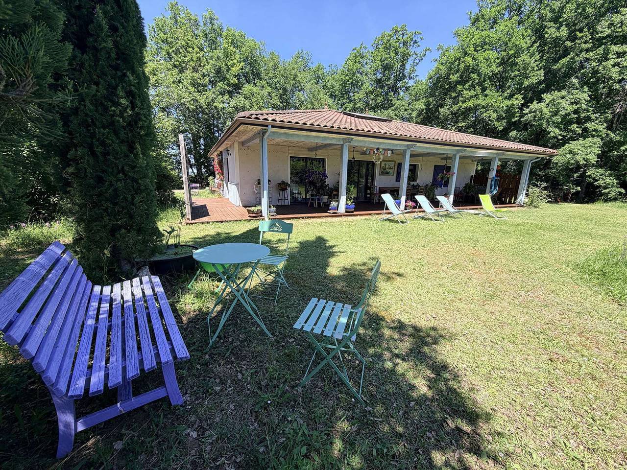 Appartement de vacances entier, La maison du Dolmen -  4 ou 6 p avec piscine privée in Le Buisson-de-Cadouin, Périgord Pourpre
