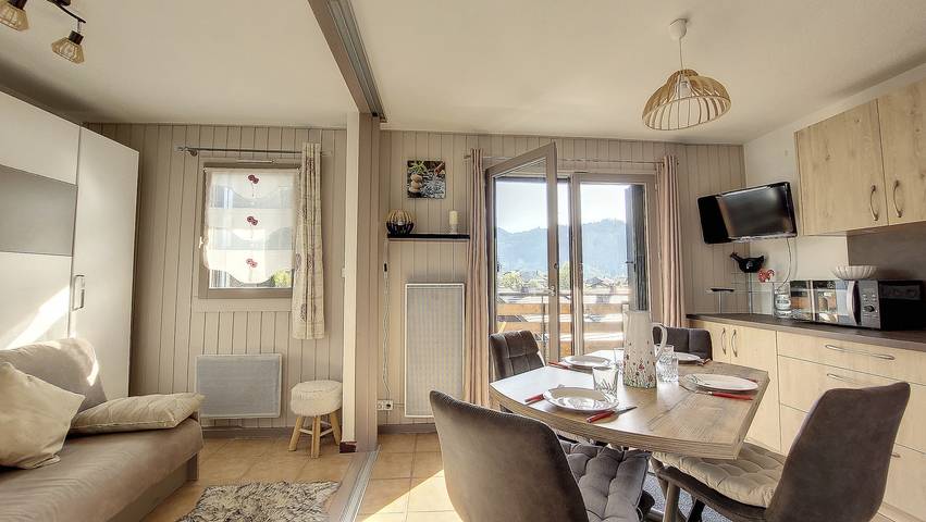 Gîte pour 4 personnes, avec Balcon à Montriond
